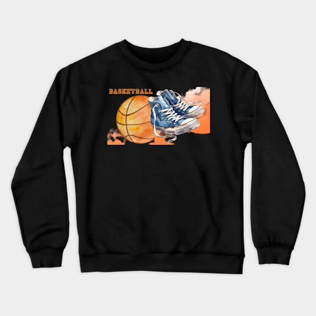 Basketball Crewneck Sweatshirt by Viper Unconvetional Concept